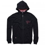 Ion Hooded Zip Sweter Fierce Black