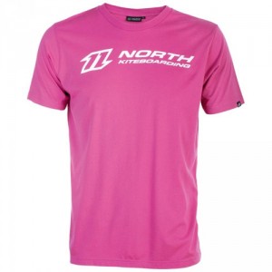 North Kiteboarding T-Shirt Logo Hibiscus Pink