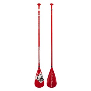 Red Fiberglass Adjustable RRD SUP paddle