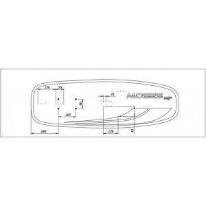 T40 Moses Hydrofoil Board - Glass Fiber